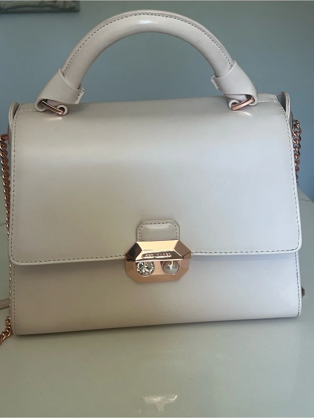 Ted Baker London Verina Faux Pearl Lock, Lady Satchel